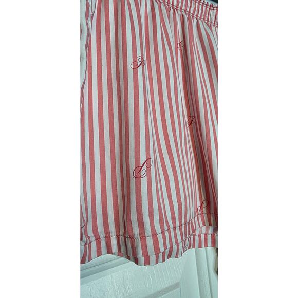 VICTORIA'S SECRET PINK TENCEL STRIPED SLEEP SHORTS SMALL CORAL Size L - Picture 2 of 7